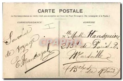 Ruta de la Grande-Chartreuse - Entrada al Desierto — G. Artige hijo, editor, Aubenas (Ardèche) — Reverso