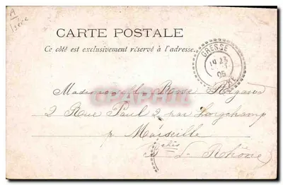 Dintorni della Grande Chartreuse — Uscita dei Chartreux da N.-D.-de-Casalibus — Editore non visibile — Verso