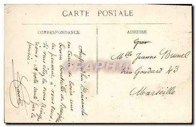 Dauphiné — Grande-Chartreuse — Saída do Deserto pelo Grand-Logis — C. Gaffert, n°326 — Verso