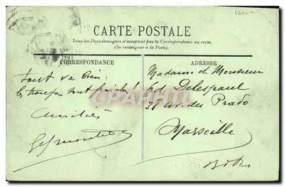 La Sone — Widok na rzekę Isère — LL. Wydawca LL, nr 3 — Rewers