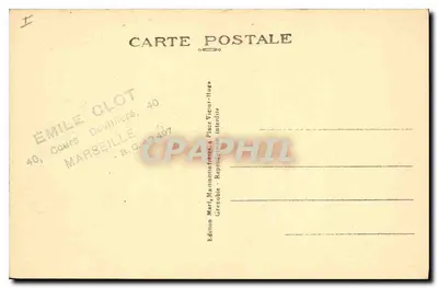 A Linha Férrea de SAINT-NIZIER — A Vale de Grenoble e o Maciço de Chartreuse — Edição Émile Clot, Grenoble — Verso