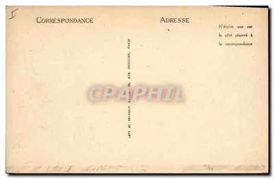 Hendaye-Plage (B.P.) - Falaise d'Abadie — Fotografia. Wyd. Ocana, Dax-Hendaye, n° 257 — Rewers