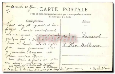 Lille - Portal Katedry Świętego Maurycja - F. L. — Rewers