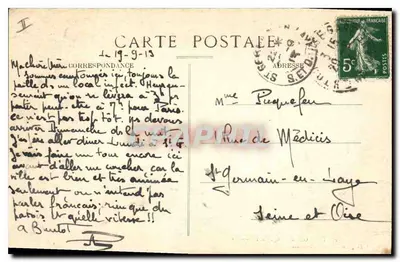 Toulouse — Quartier Général — wydawca nieodczytelny — Rewers