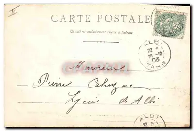 Toulouse - Muzeum - Klasztor — B.M.T. Nr 28 — Rewers