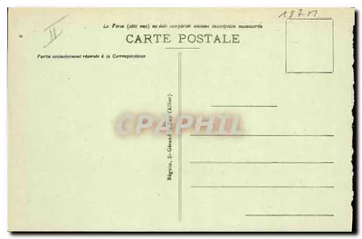 La Bourboule — Ustanowienie Termalne Choussy — Idealne — Rewers