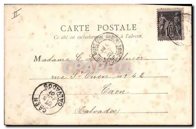 Mont-Dore — O Lago Chambon — editor desconhecido, n° h-7-01 — Verso