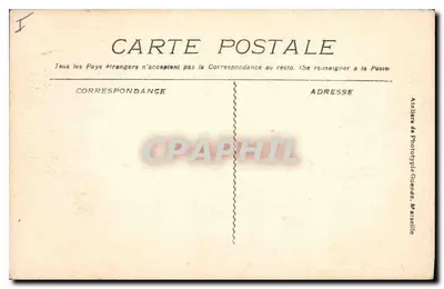 Avignon - Vista Geral do Palácio dos Papas — Verso