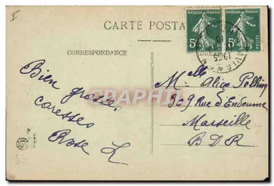 Avignon — Rondeau na mostku — Le Vauchluse Illustré, wyd. nr 58 — Rewers