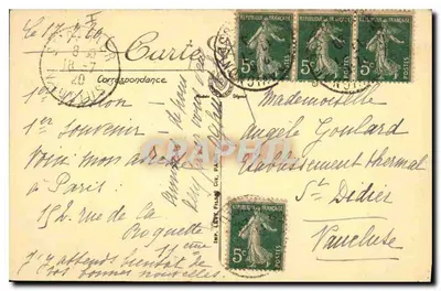 Avignon — Fontanna w Parku — LL. n°34 — Rewers
