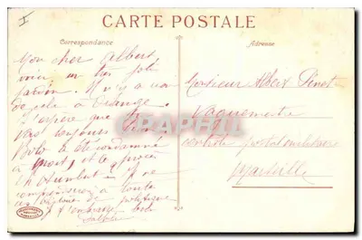 Avignon - Rocher des Doms "Wenus z wróblami" — autor F. Charpentier — Rewers