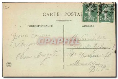 Avignon — Le Brave Grillon — figura przed murami — wydawca Lux, N.G.1 — Rewers