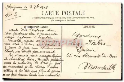 Avignon — O Ponte Saint-Bénézet — LL. n°6 — Verso