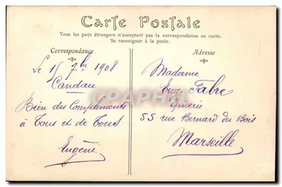 Avignon — Dzwigacz Jacquemarta (Urząd Miasta) — ND. Fot. — Rewers