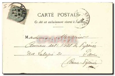 Avignon - Kościół Świętego Piotra — Wydawnictwo Giletta, Nice, nr 3096 — Rewers