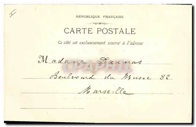 La Sainte Baume - L'Oratoire — Fototipia di E. Larrue - Marsiglia — Verso