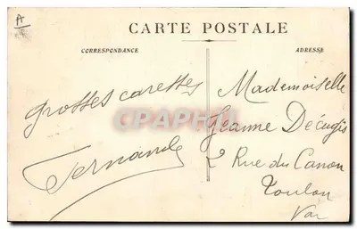 La Sainte-Baume — Fontaine de Nans — Editor F. G. C. n°20 — Verso