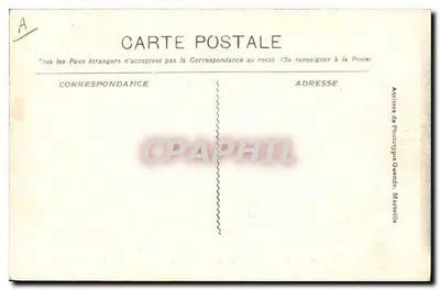 La Sainte Baume — La Fontaine de Nans (dans la Forêt) — Atelier de Phototypie Guendé, Marseille, n°1301 — Verso