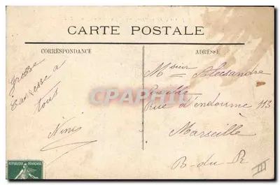 La Ste-BAUME - La Fontaine de Nans — uitgave L, n° 1757 — Achterkant