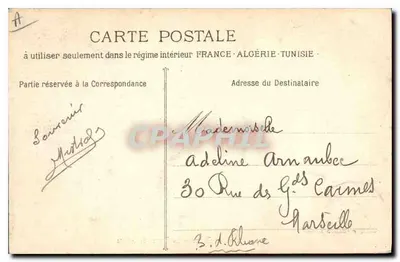 La Sainte-Baume - La Ferme de Giniès — Éditeur : Marseille, n° 703 — Verso