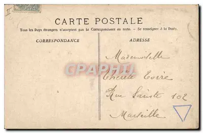 Święta Bauma — Przybycie do Jaskini — P. L. Latvijc E. Lacour Marsylia — n° 905 — Rewers