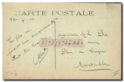 Col i Pic Bretagne — Sainte-Baume — wydawca drukarnia P. Béguin — Rewers