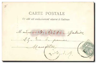Sainte-Baume — Bosrand — P. Ruat, uitg. n°54 — Achterkant