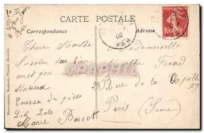 La Sainte-Baume — Het Hotel — Déche et Ravon, uitgave St-Maximin — Achterkant