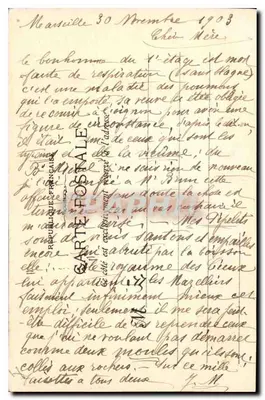 La Sainte Baume - 482 - na Floresta — Fototipo E. Lacour — Marseille — Verso