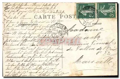 Chaine de la Sainte-Baume et le Plateau du Plan d'Aups — 2238 — éditeur non identifié — Verso