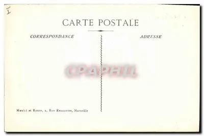 La Sainte-Baume — Kaplica św. Pilon i Wzgórze Beguinów — wydawca Moulkt i Roure, Marsylia — Rewers