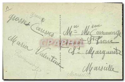 Cadeia da Santa Baume e o Plateau do Plan d'Aups — 2238 — Editor impresso ilustrado — Verso