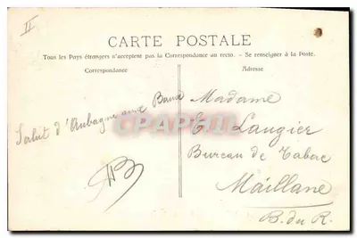 La Sainte-Baume - La Fontaine de Nans — Fototipia E. Lacoir, Marsella, n° 3260 — Reverso