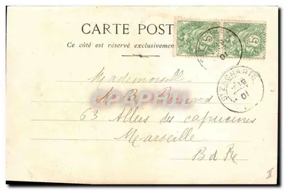 La Sainte-Baume — Aanrijden naar de grot — Marguerite Blanchette — Achterkant