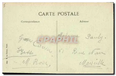 La Sainte-Baume — La Grotte — Imp. B. Le Daley, Paris — Verso