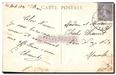 Sainte-Baume — Il grande quercia nella foresta — Editore: più Oublier — Verso