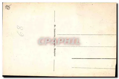 Dolina Munster - Le Linge — widok zniszczony — wydawca Fr. Isenurm, Munster — Rewers