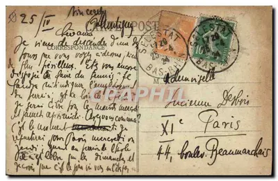 Castelo de Hoh-Königsburg — Bergerat, Alemanha — editor Bergerat, n° 22 — Verso