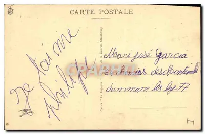 Abbaye de Murbach — blisko Guebwiller (Haut-Rhin) — Karta pocztowa nr 502 — Rewers