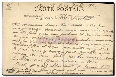 MARSEILLE - A Porta de Aix — editora Éditions Nouvelles Galeries, n°4 — Verso