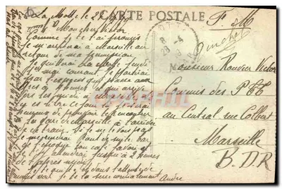 MARSSELLA - Puerta de Aix — P.B. — editor P.B. — Reverso