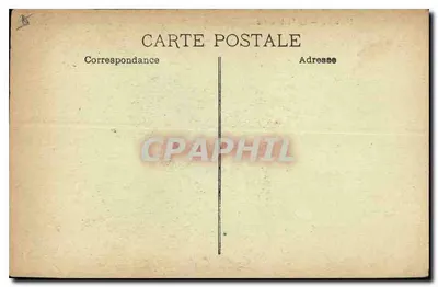 Marseille — De Poort van Aix — Uitgever onbekend — Achterkant