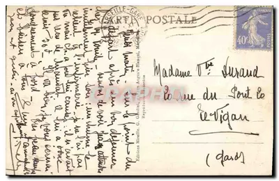Marseille - Place Jules-Guesde e o Arco do Triunfo — Éditions Mireille, n°30 — Verso