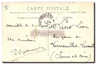 Marselha - A Porta de Aix — Arco da Vitória dedicado à República — Fototipia G. Lacour, Marselha — Verso