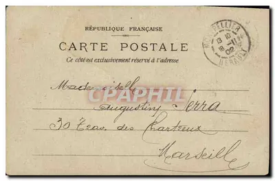 Palais de Justice — Paris — Carte Photo 18 — Verso