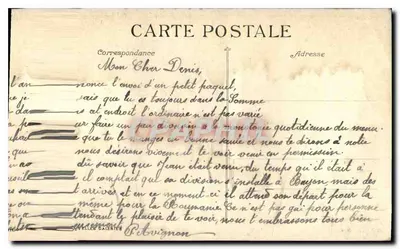 Marselha — A Porta de Aix — editor Souvelles Galeries, n°4 — Verso