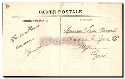 MARSEILLE — Porte d'Aix — Verlag L.M. — Rückseite