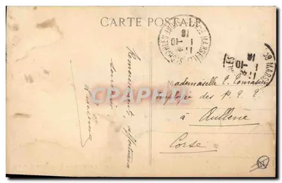 Marseille — De Poort van Aix — E.L. — Achterkant