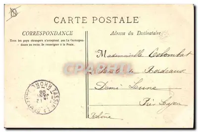 Marselha - A Porta de Aix — editor Toupye E. Lacour, n°3 — Verso