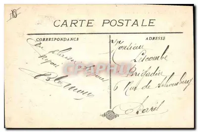 Marseille — A Porta de Aix — Editor não identificado, n° 9 — Verso
